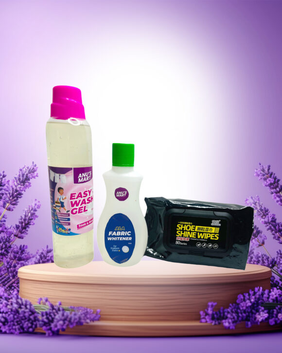 Easy Wash Gel + Ala Fabric Whitener + Shoe Wipes