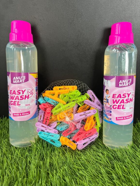 Easy Wash Gel 500 ml + 500 ml + Cloth Clips