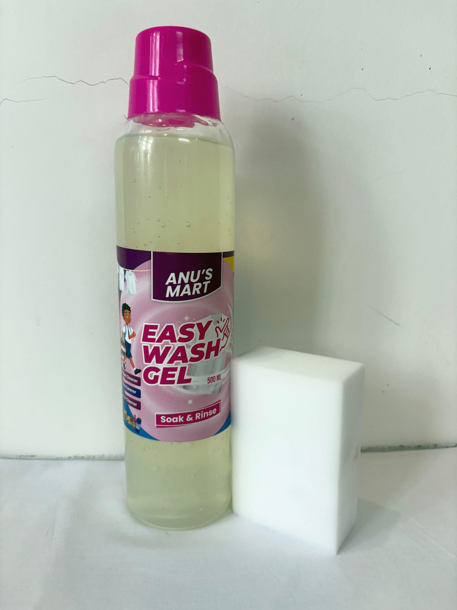 Easy Wash Gel + Magical Sponge 1Pcs