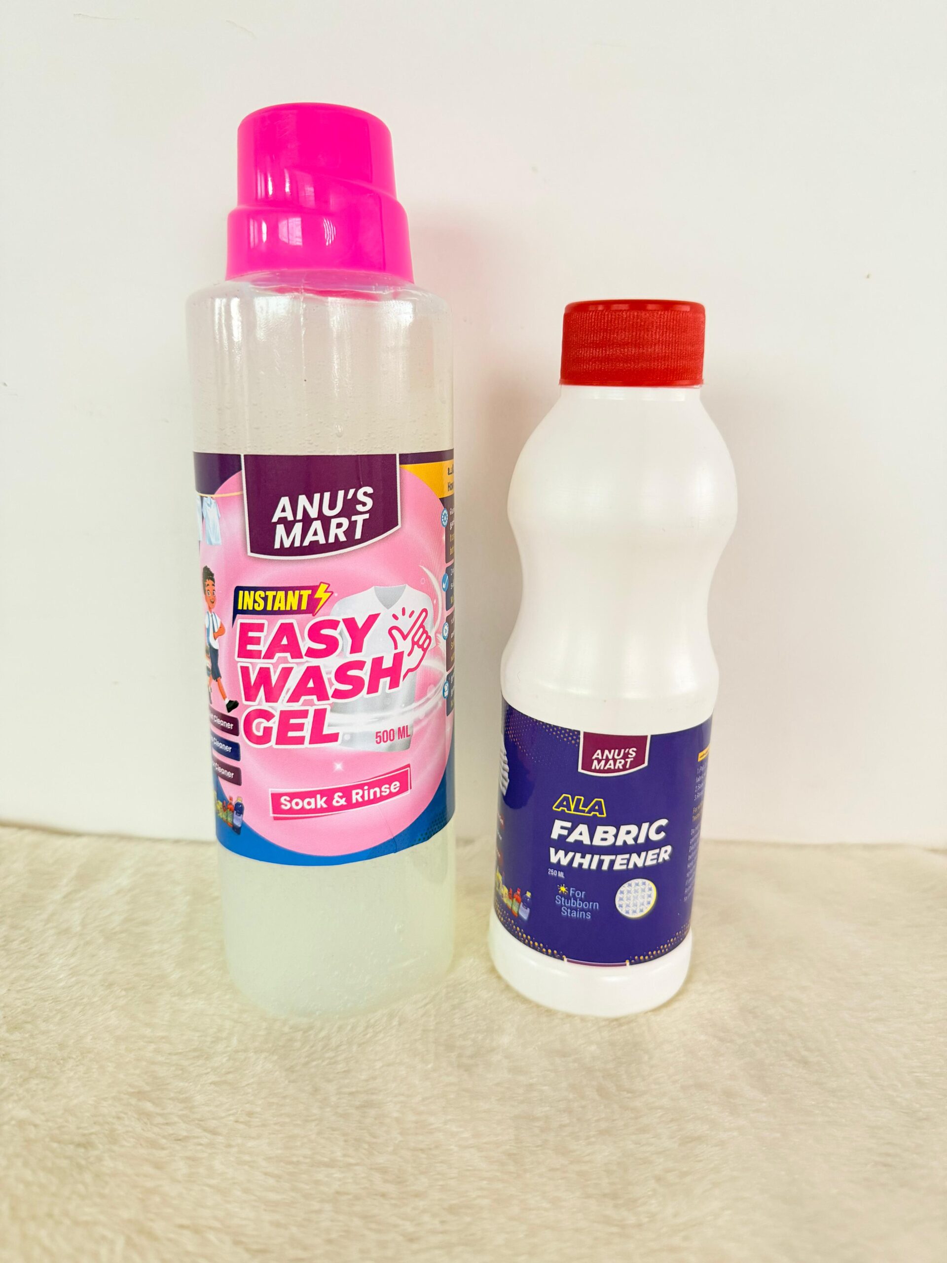 Easy Wash Gel + Ala Fabric Whitener Free